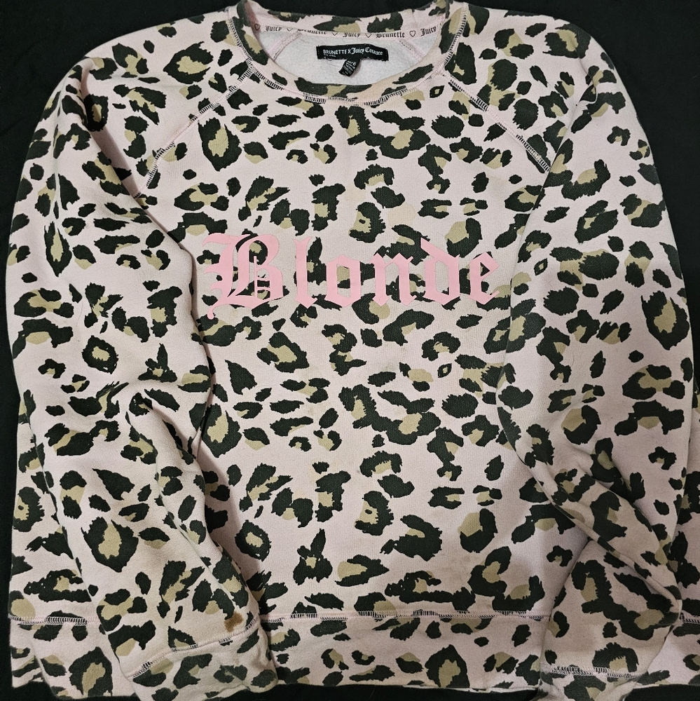 Blonde Sweatshirt by Brunette the Label and Juicy Couture
